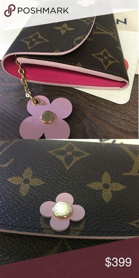 lv new wallet pink flower|louis vuitton card wallet pink.